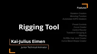 Python Rigging Tool Demonstration - Maya 2023