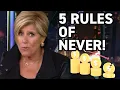 STOP Suze Orman Says NEVER Do These 5 Things With Your Money