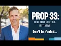 Prop 33 - Rent Control Initiative
