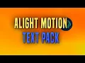 Download Lagu ALIGHT MOTION TEXT PACK(PRESET+XML+QR CODE)