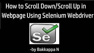 How to Scroll in Selenium WebDriver Using Java Script