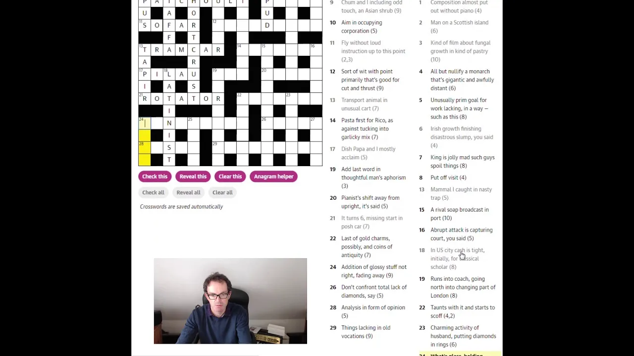 How Is This Possible?  A Crossword With No Letter E Anywhere!