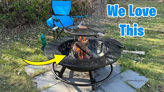 Perfect Backyard Companion Firepit Grill