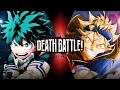 Deku VS Asta My Hero Academia VS Black Clover DEATH BATTLE