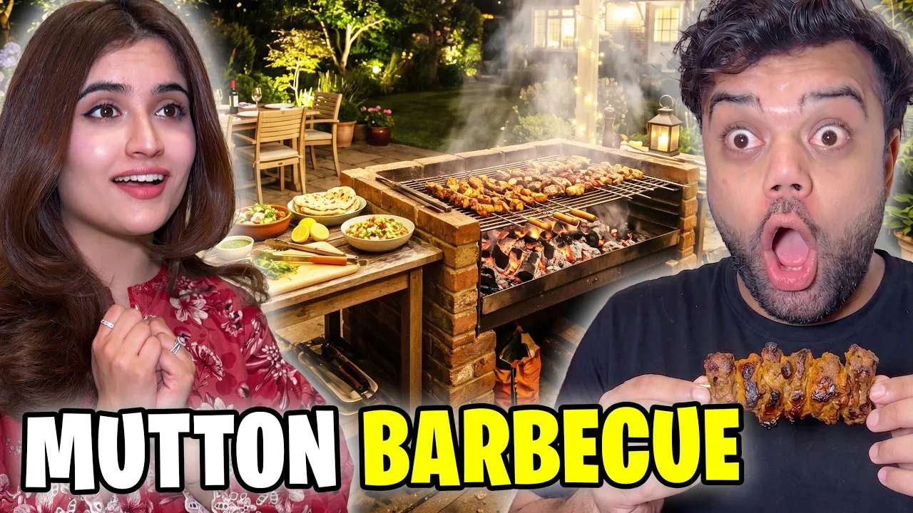 Homemade Mutton Barbecue Party With Family 🔥 | My Own Recipe ❤️