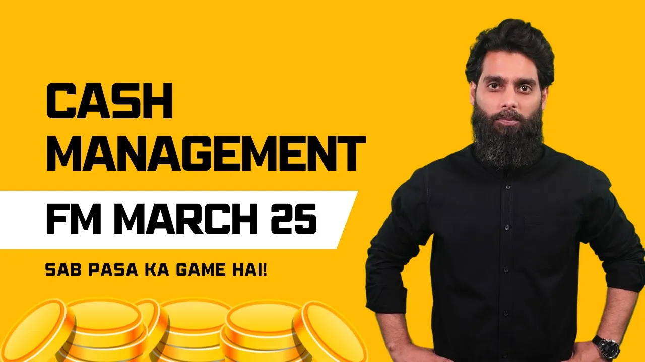 ACCA FM March 2025 Pre-Mock Lecture: Cash Management: Lottrechio Co: