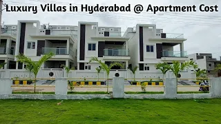 Luxury Villas in Hyderabad Apartment Cost 4BHK Triplex House For Sale Nalluri Homes Patancheru