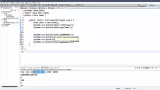Java Tutorial For Beginners 40 Using Date Time formatting Date using SimpleDateFormat