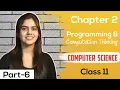 Sorting in Python Bubble Sort Insertion Sort Class 11 Chapter 2 Computer Science CBSE 2020-21