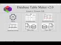 Database Table Maker v2 0 - Part2 Entering data into tables