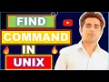 FIND COMMAND IN UNIX STEP BY STEP Find command with examples Find command find command in Linux