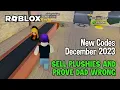 Roblox Sell Plushies and Prove Dad Wrong New Codes December 2023