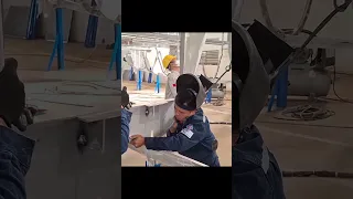 Watch the SUPERFAST build of an alloy catamaran #performanceboats #welding #aluminiumfabrication