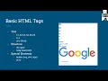 Intro to STEM Workshop Day 1 Web Development by Snehil Kakni