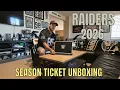 Las Vegas Raiders 2026 Season Ticket Unboxing