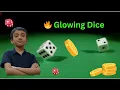 Neon Dice Animation Python Turtle