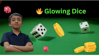 Neon Dice Animation Python Turtle