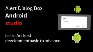 Alert Dialog In Android Studio Android Development Basic To Advance