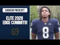 ELITE 2028 EDGE DARIEON PRESCOTT COMMITS TO NOTRE DAME