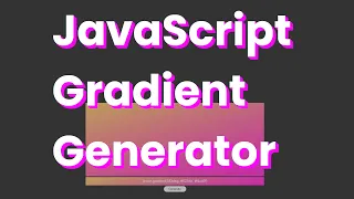 Html Css Javascript Background Linear Gradient Generator