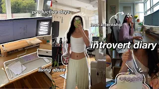 intern vlog 🚃 6AM productive days in my life, product management, living alone & cake decorating