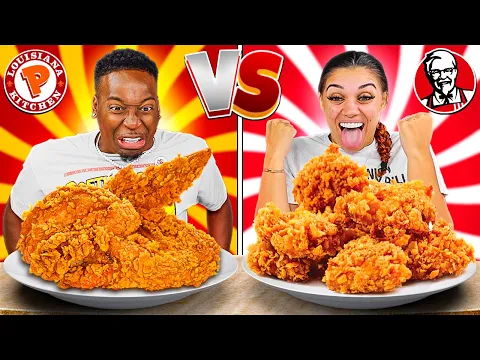 Download MP3 POPEYES VS KFC FOOD CHALLENGE