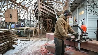 Cutting the Stern Post – and some BIG plans! (Rebuilding Tally Ho EP42)