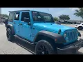 2017 Jeep Wrangler JK Unlimited Sport SUV Blue