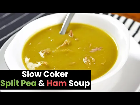 Slow Cooker Split Pea and Ham Soup
