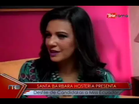 Santa Bárbara hostería presenta desfile de candidatas a Miss Ecuador