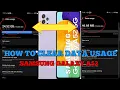 HOW TO CLEAR DATA USAGE A52 SAMSUNG GALAXY Free Tutorial 2022