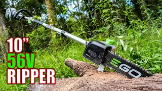 MORE LENGTH - EGO Power 56V 10 Pole Saw Kit Review MPS1001
