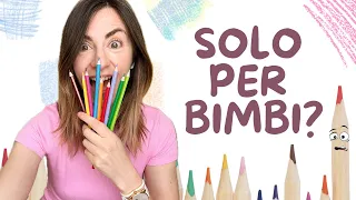 COME USARE LE MATITE COLORATE ✏️ 3 TECNICHE FACILI!