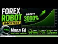 3000 PROFIT with Just 2 DD Mona EA Forex Robot Back test 6 Months
