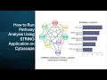 How to Run a Pathway Analysis Using STRING Application on Cytoscape