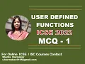 USER DEFINED FUNCTIONS IN JAVA - SHIKSHA