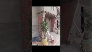 بناء ديكون عند مدخل المنزل          اكسبلور  رخام  ديكورات                      بناء  ديكور         دندنها