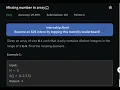 Missing number in array Array DSA GFG