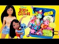 Lilo \u0026 Stitch Barbie Dolls Packing for Vacation