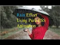 Rain Effect Using Pure CSS Animation