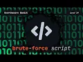 I brute forced my way into a remote machine overthewire bandit24