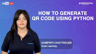 How to Generate QR Code using Python Python Projects Python Live Project Great Learning