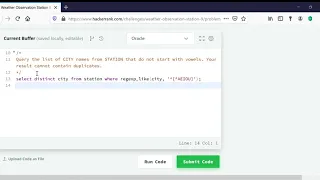 Weather Observation Station 9 HackerRank SQL