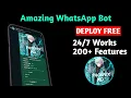 Download Lagu How to make WHATSAPP bot 2025 || FREE HOSTING || Whatsapp bot #whatsappbot #botmalayalamtutorial