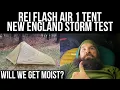 REI Flash Air 1 Tent Testing The Tent In a New England Storm