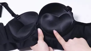 Push Up Bras for Women Padded Bombshell Seamless Longline Bra