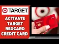 How To Activate Target RedCard Credit Card 2024 Target Circle Card Activation Tutorial
