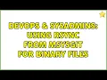 DevOps SysAdmins Using rsync from msysgit for binary files 5 Solutions