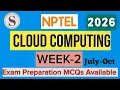 NPTEL Cloud Computing Week 2 Assignment Answers Quiz Solution 2026 July Oct SKumarEdu