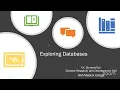 Day 3 - Exploring Databases Short Course on Fundamentals of Research
